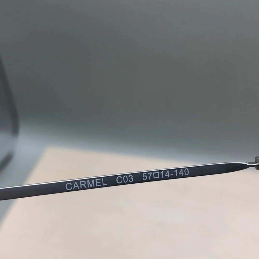Nicole Miller Carmel C03 Matte Silver Gunmetal Pilot Sunglasses 57-14-140 UNISEX